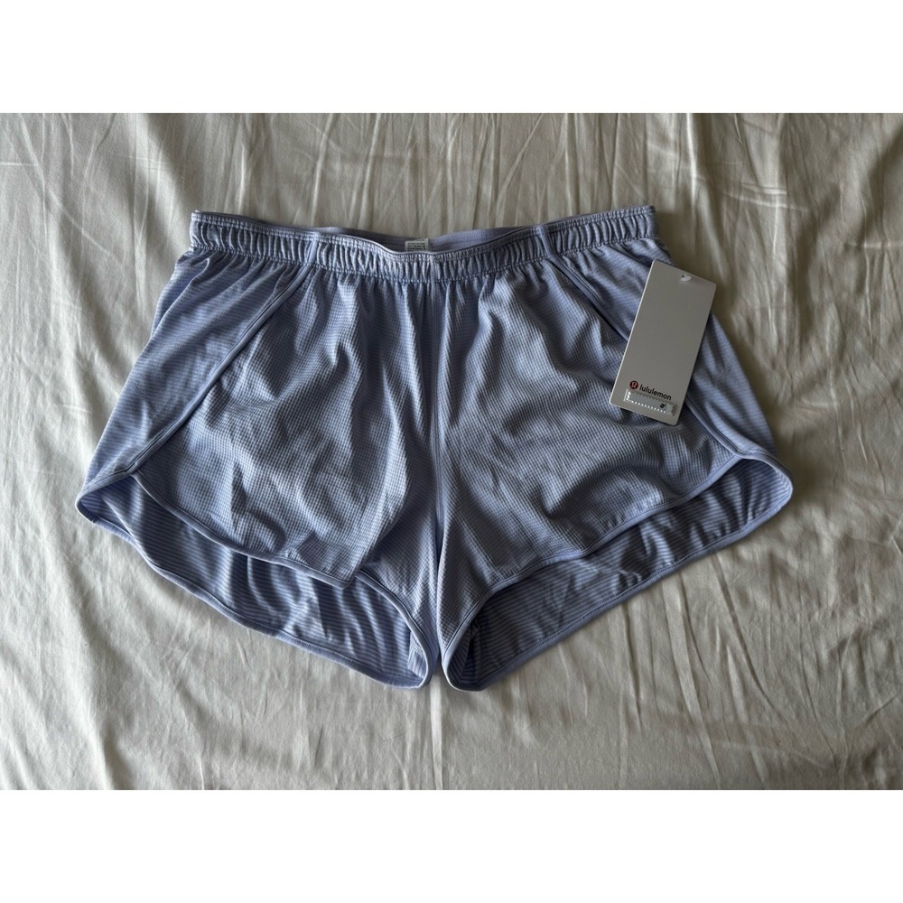 New Lululemon Swiftly Mid-Rise Short Sz 12 Seamless 3" Training SRNB Lined Yoga